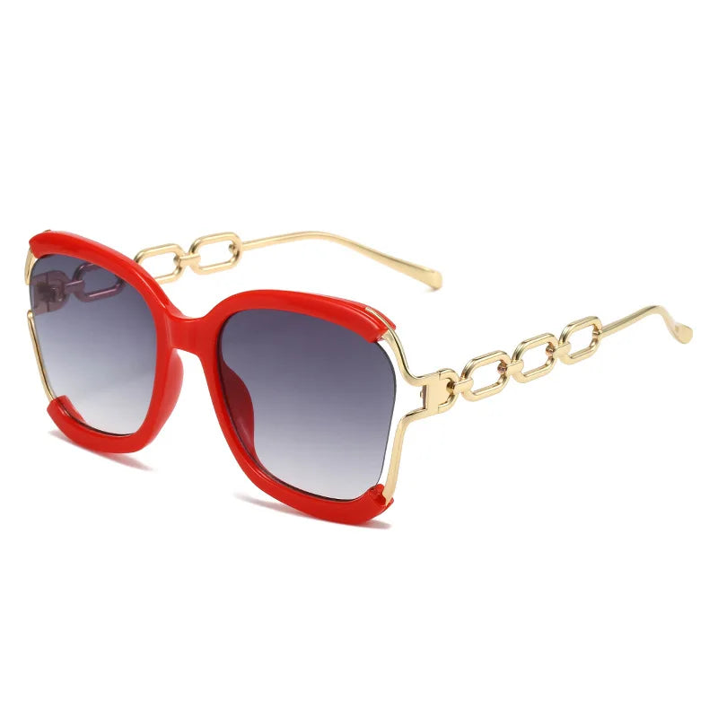 Chain Metal Retro Sunglasses
