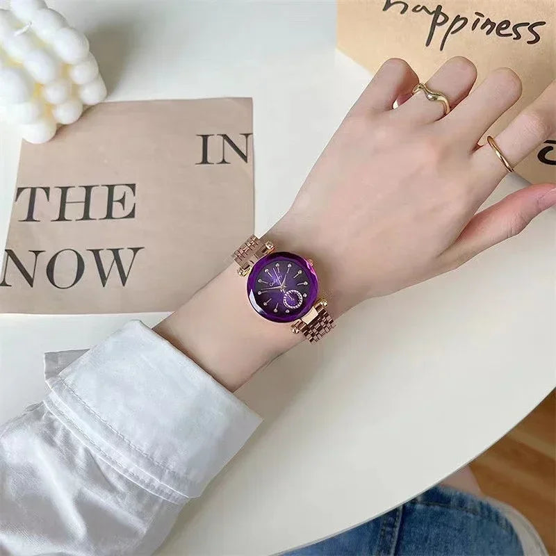Steel Quartz Luxury Women Watch