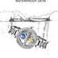 Skeleton Automatic Leather Women Watch