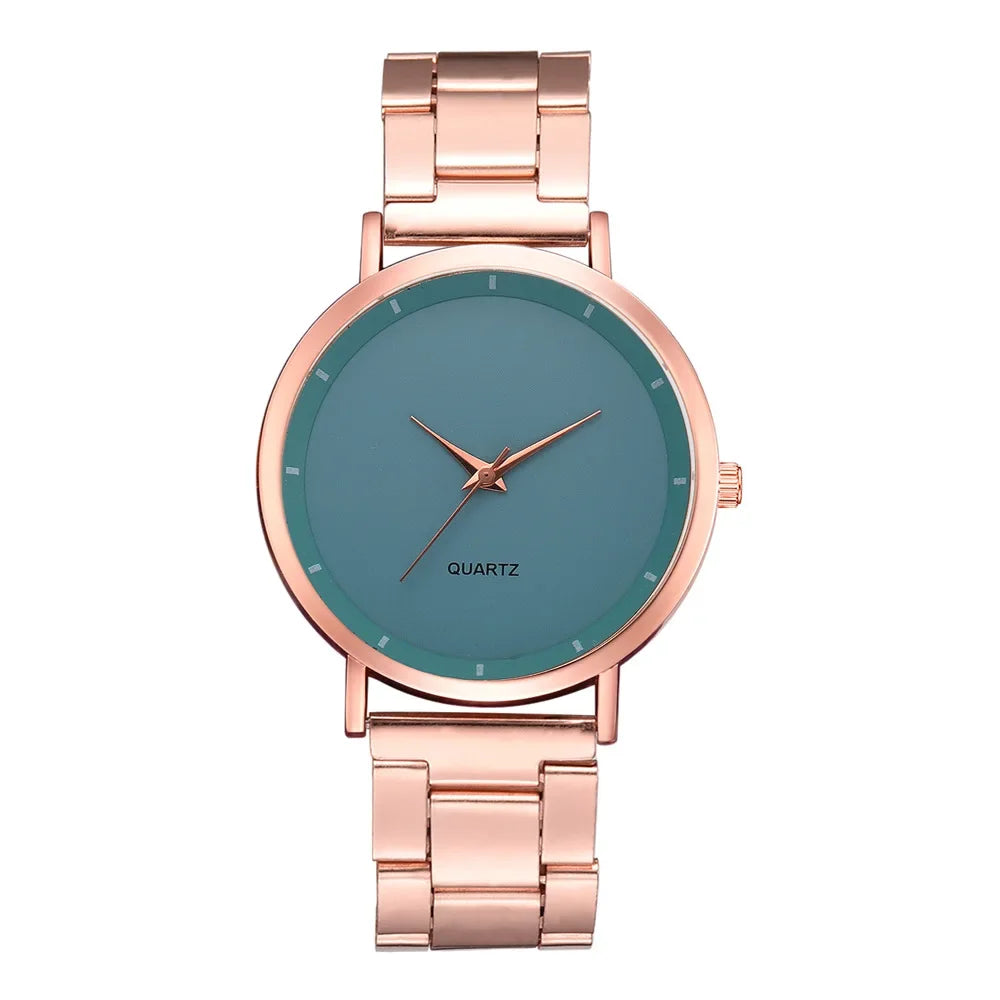 Rose Gold Business Women Watch