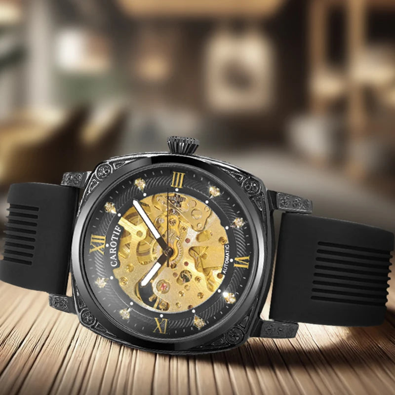 Black Dial Sport Mechanical Watch