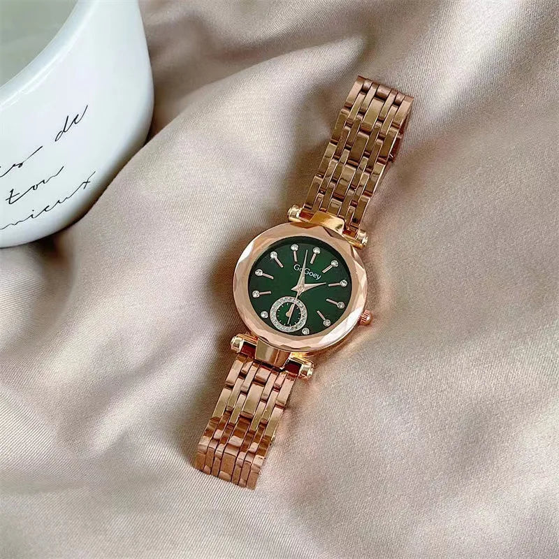 Steel Quartz Luxury Women Watch