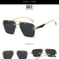 Rimless Pilot Retro Sunglasses