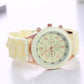 Silicone Strap Fashion Women Watch