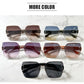 Oversized Rimless Women Sunglasses