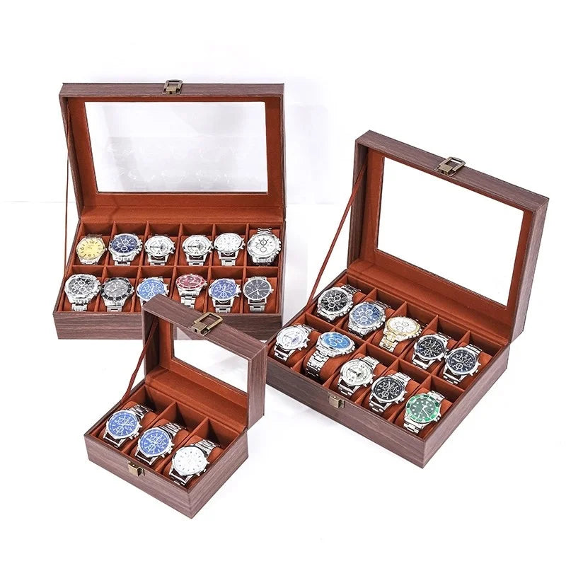 Wooden Multi Watch Organizer
