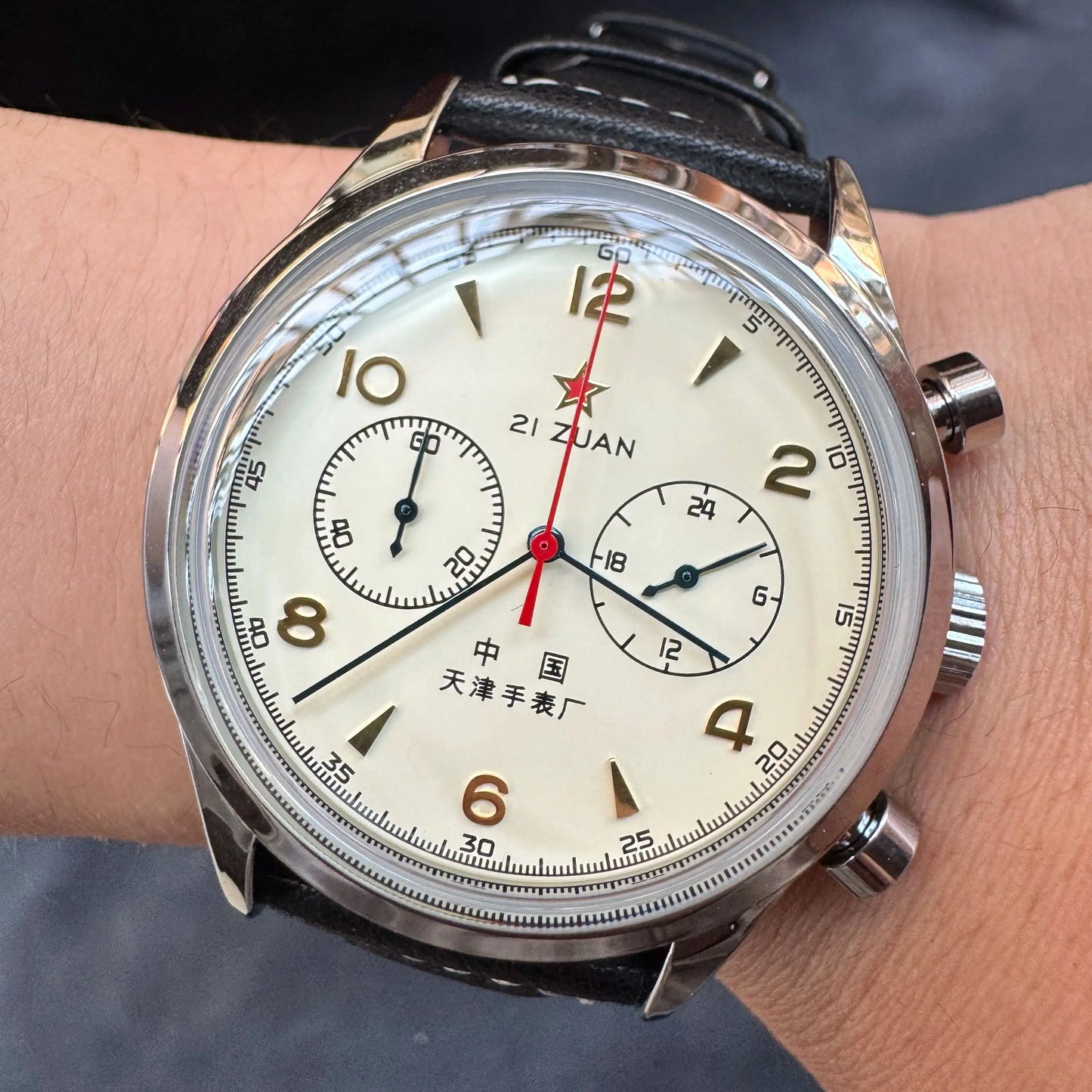 Pilot Chronograph Vintage Men Watch