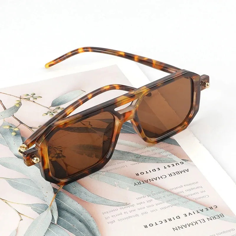 Thick Frame Square Sunglasses