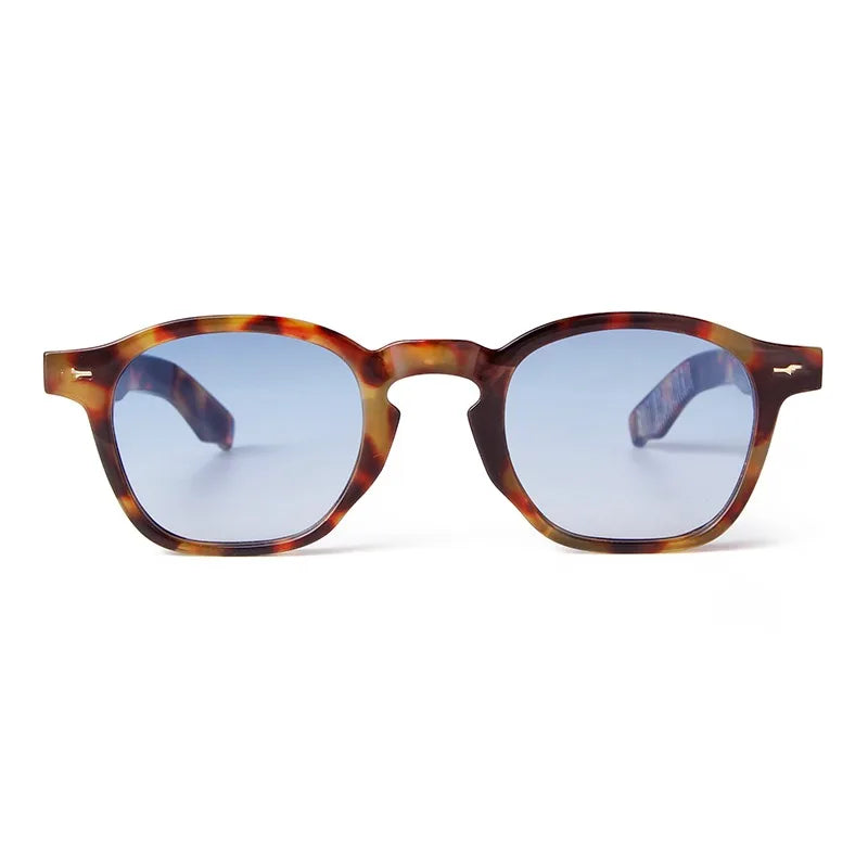 Yellow Orange Retro Sunglasses