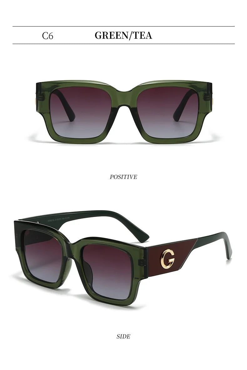 European Square Designer Sunglasses