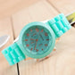 Silicone Strap Fashion Women Watch