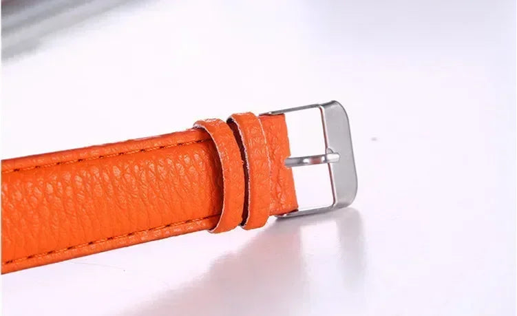 Minimal Leather Dress Women Watch
