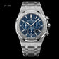 Chronograph Steel Quartz Men Watch