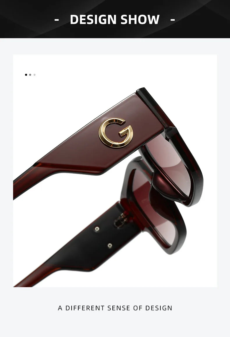 European Square Designer Sunglasses