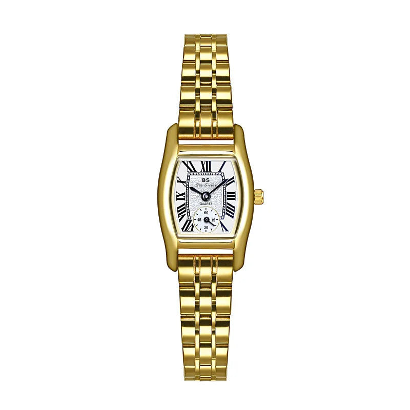 Vintage Rectangle Leather Women Watch