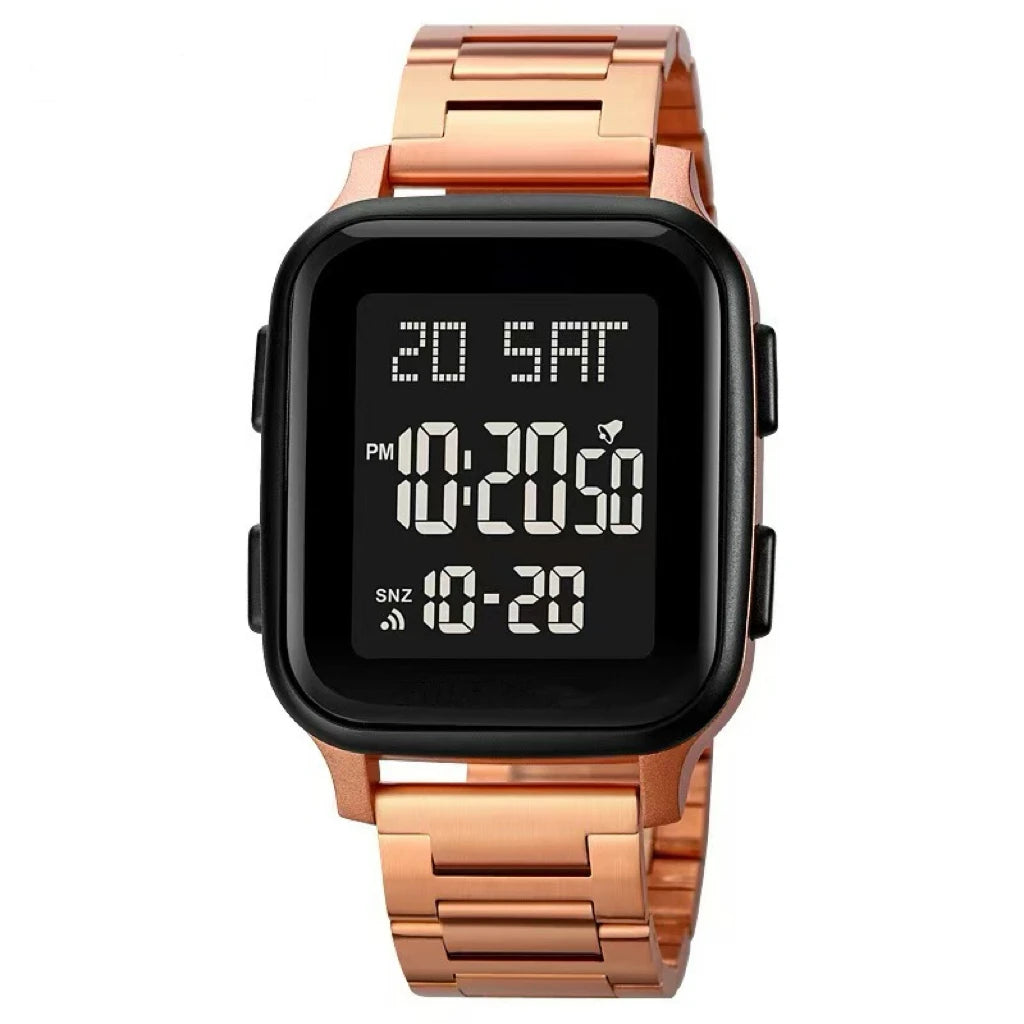Steel LED Waterproof Men Watch