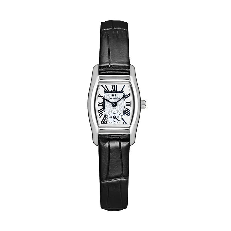 Vintage Rectangle Leather Women Watch