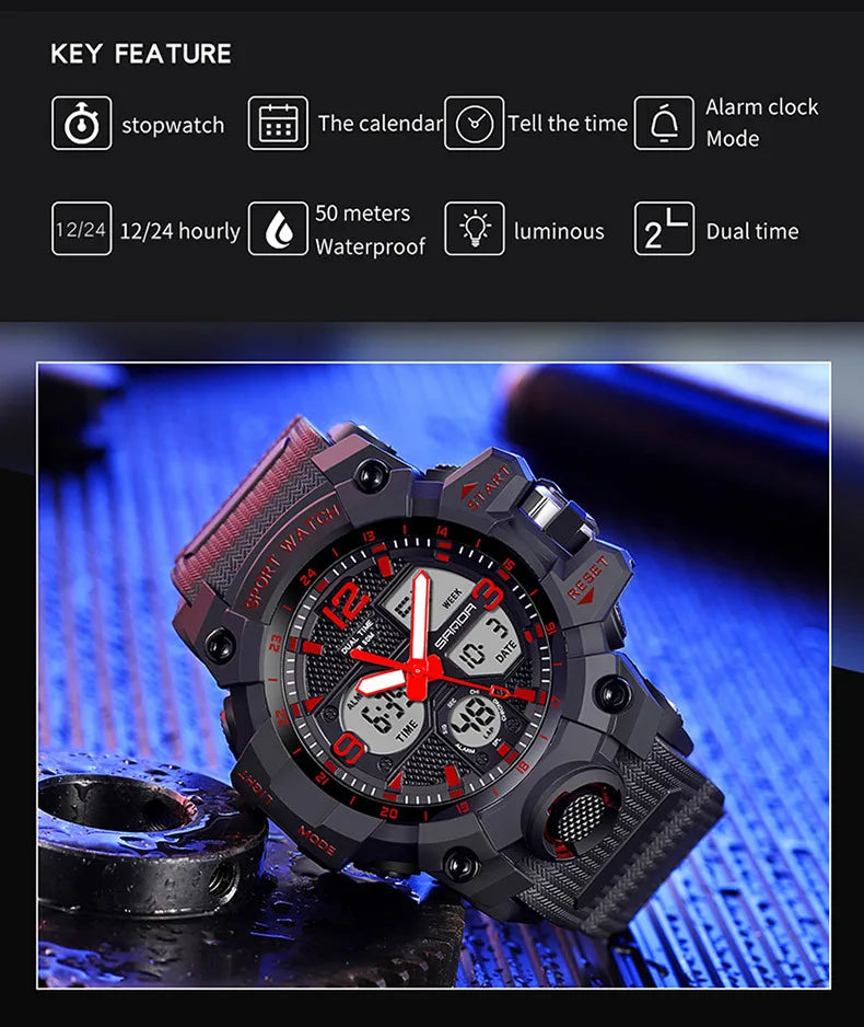 Military Waterproof Quartz Men Watch