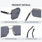 Half Frame Retro Sunglasses