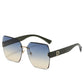 Oversized Rimless Women Sunglasses