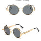 Steampunk Round Retro Sunglasses