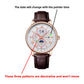 Waterproof Leather Sport Men Watch