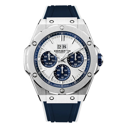 Automatic Silicone Strap Men Watch