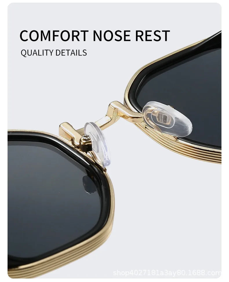 Geometric Square Retro Sunglasses