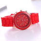 Silicone Strap Fashion Women Watch