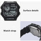 Retro Digital Men Sports Watch