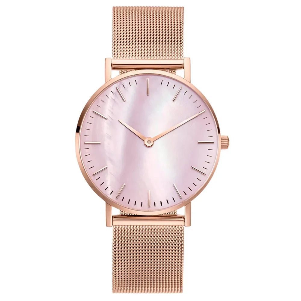 Mesh Strap Quartz Women Watch