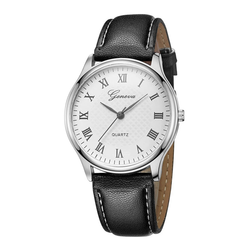 Leather Strap Business Men Watch
