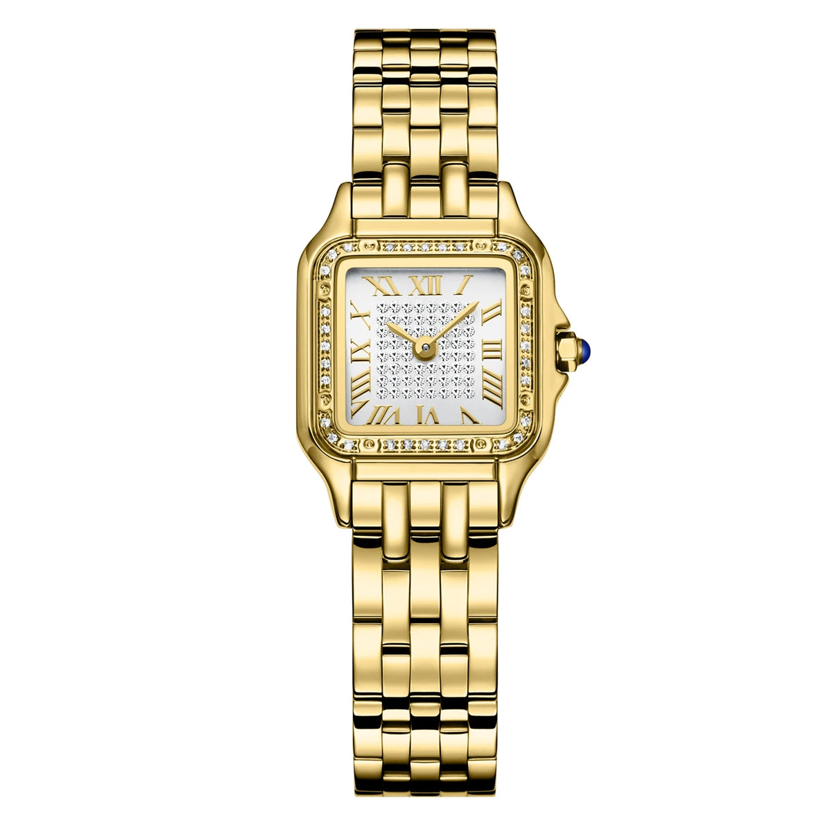 Square Roman Numeral Women Watch