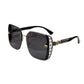 Rimless Vintage Letter Sunglasses