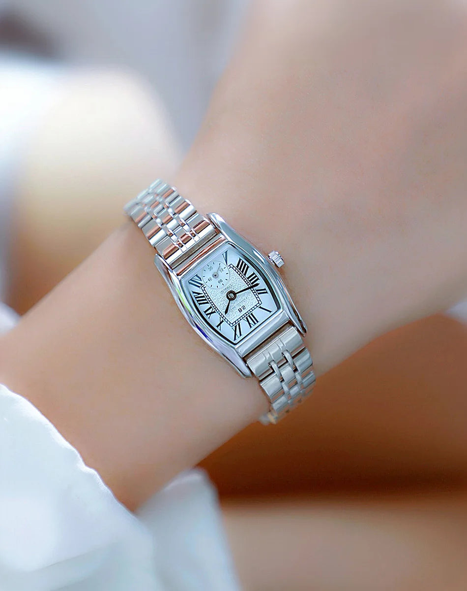 Vintage Rectangle Leather Women Watch