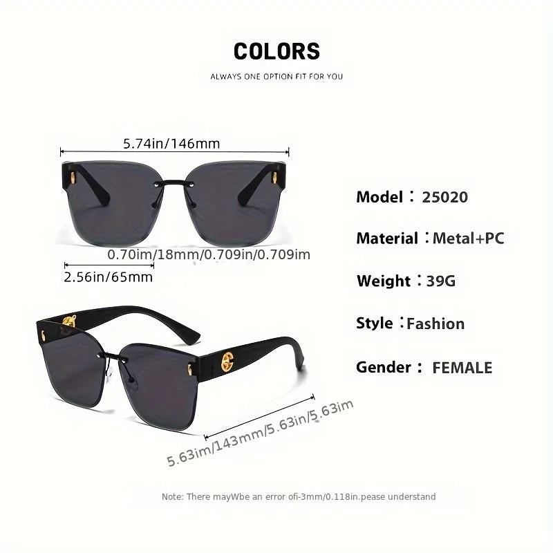 Oversized Luxury Women Sunglasses