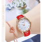 Business Leather Quartz Women Watch