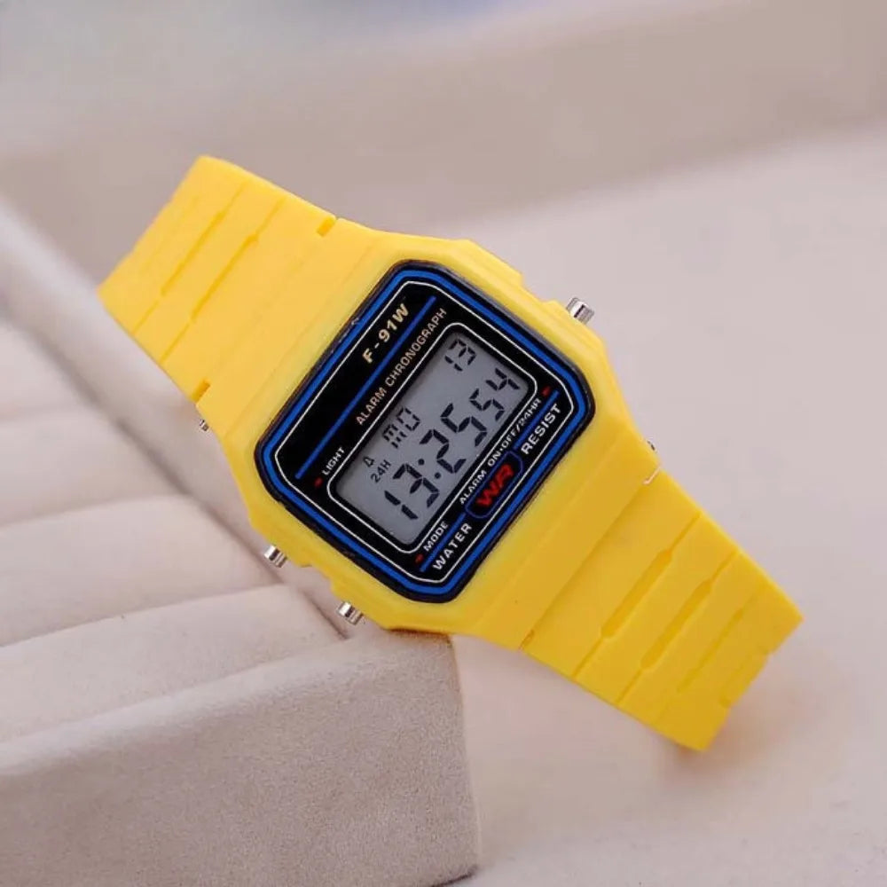 Square LED Digital Men Watch