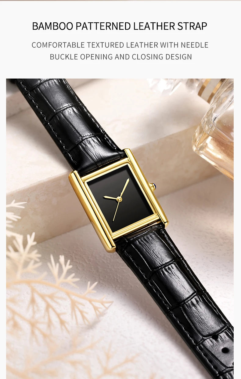 Couple Leather Quartz Watches Set