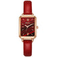 Retro Rectangle Quartz Women Watch