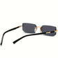 Rimless Rectangle Fashion Sunglasses