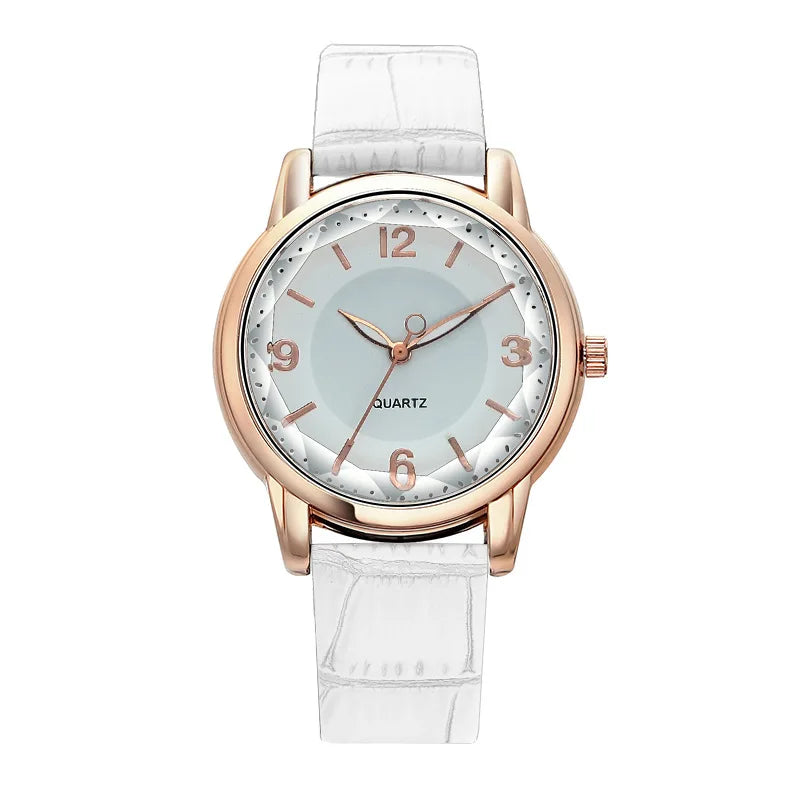Luxury Leather Quartz Women Watch