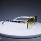 Frameless Classic Square Sunglasses