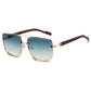 Retro Metal Square Sunglasses
