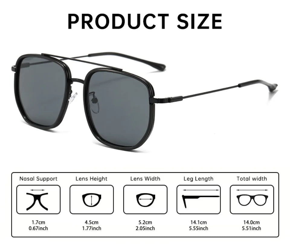 European Designer Big Frame Sunglasses