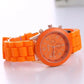 Silicone Strap Fashion Women Watch
