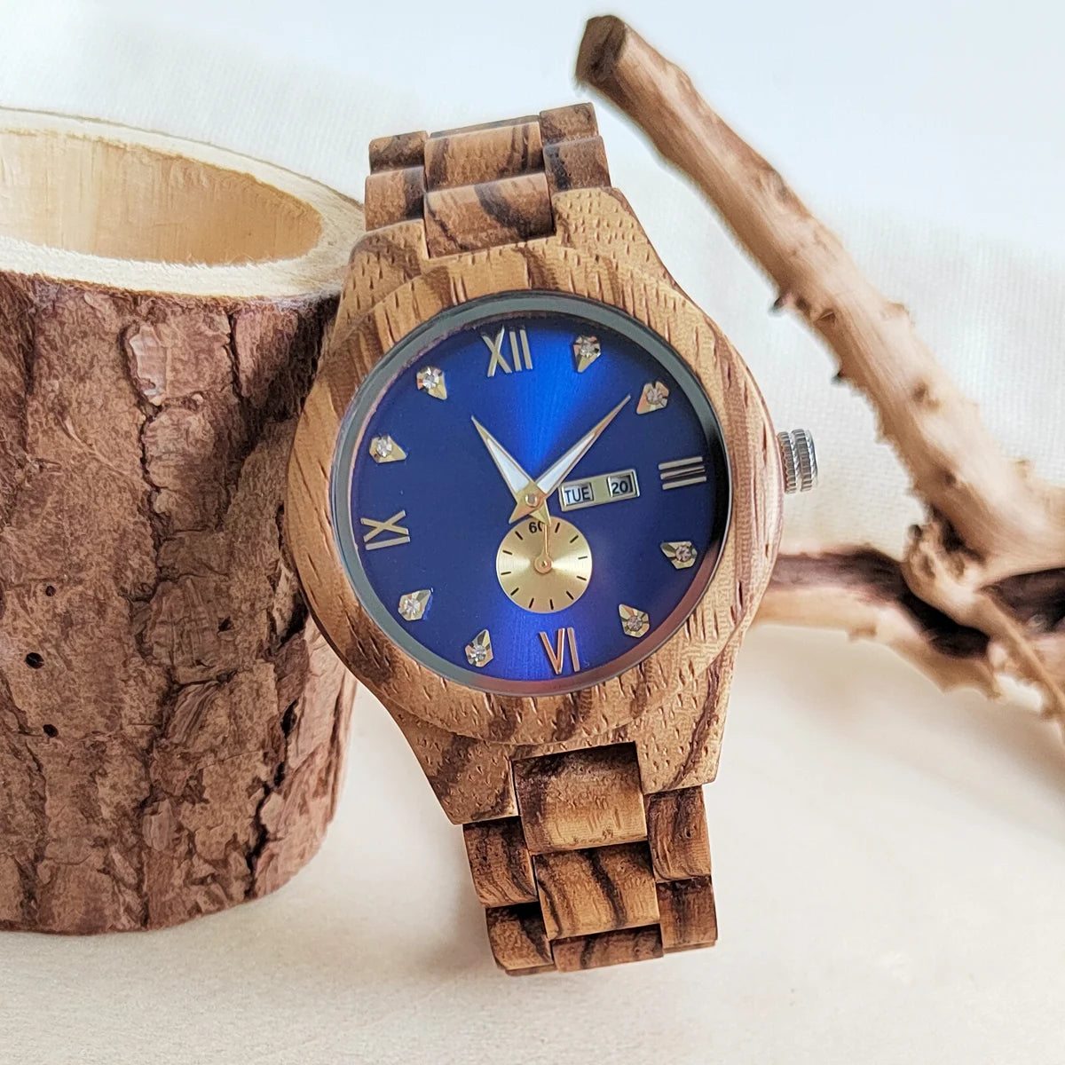 Wooden Luminous Women Watch