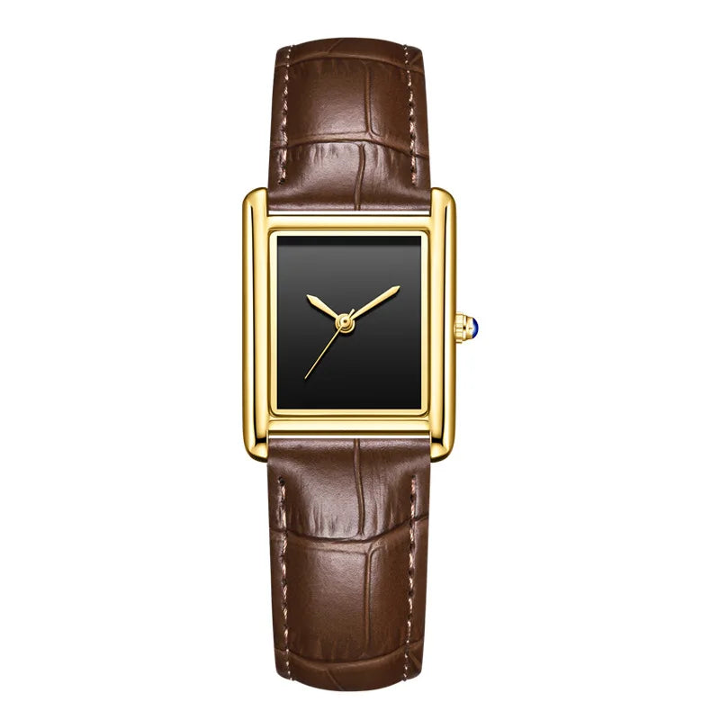 Couple Leather Quartz Watches Set