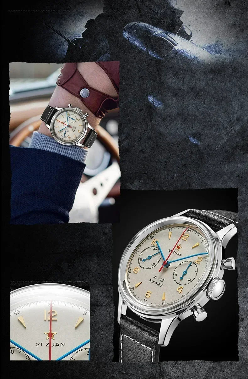Pilot Chronograph Vintage Men Watch