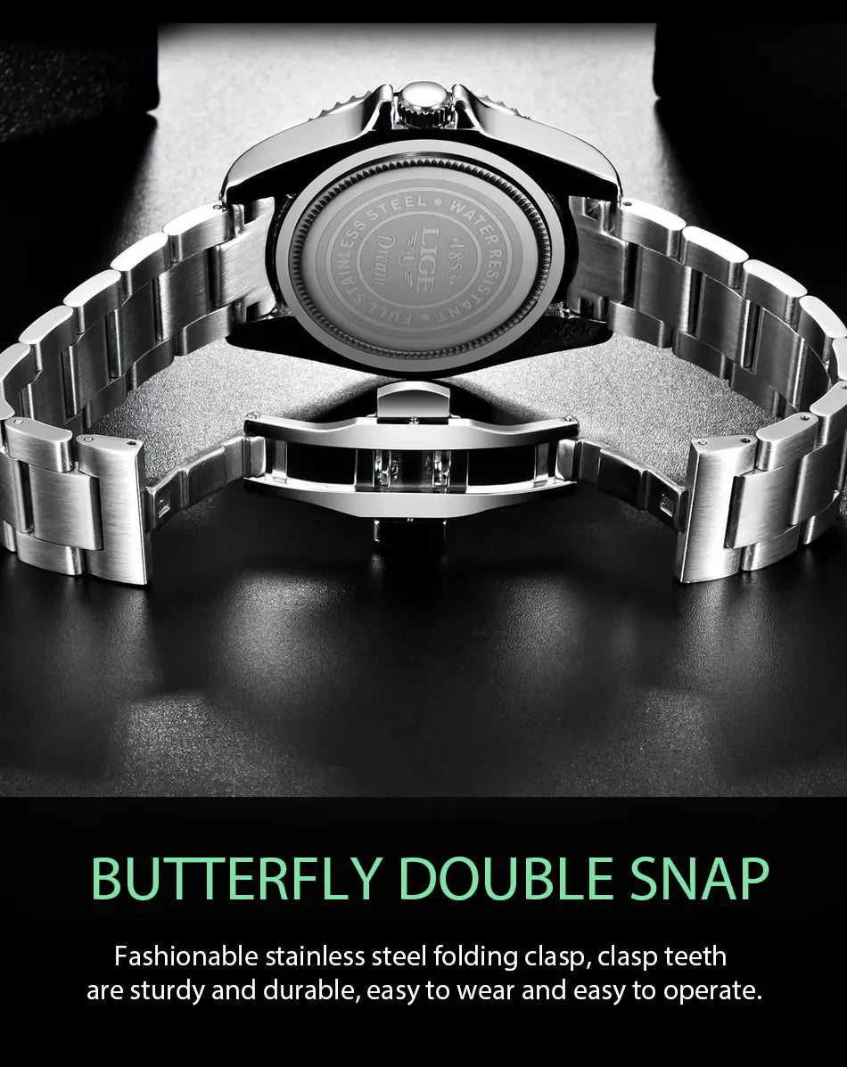 Luminous Date Quartz Men Watch